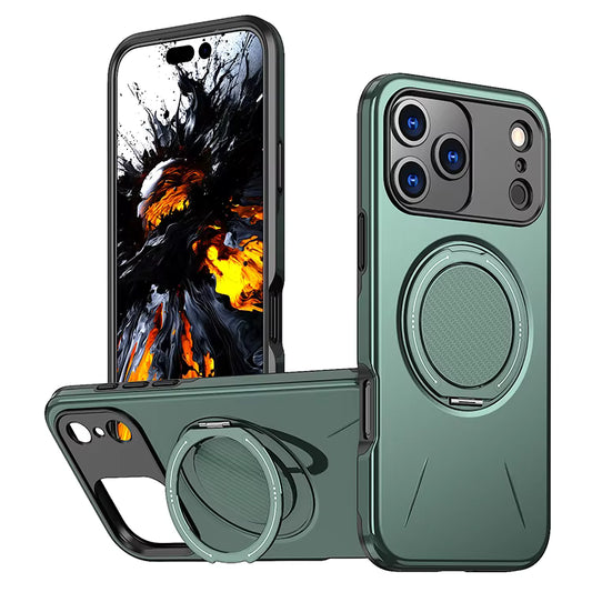MaxGuard Spin Grip MagSafe Case for Apple iPhone 17 Pro Max - Green