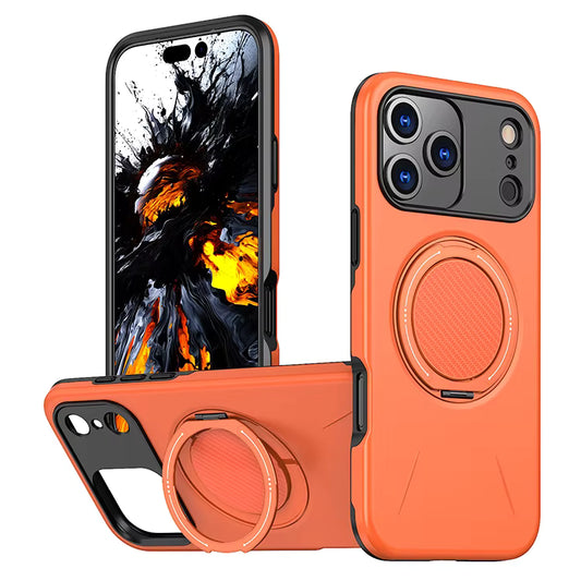 MaxGuard Spin Grip MagSafe Case for Apple iPhone 17 Pro - Orange