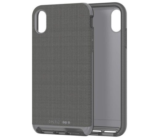 Tech21 Evo Luxe Woven Fabric Slim Case for iPhone XS Max 6.5" - Grey