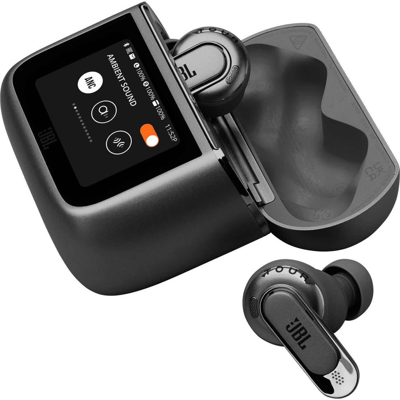 JBL Tour Pro 3 TWS Noise Cancelling Earbuds with Smart Case - Black (AU Stock)