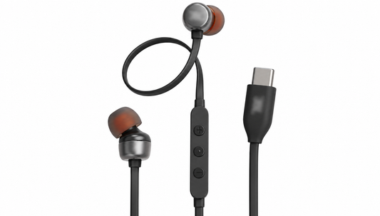JBL Tune 310C USB-C Wired Hi-Res In-Ear Headphones - Black ((AU Stock)