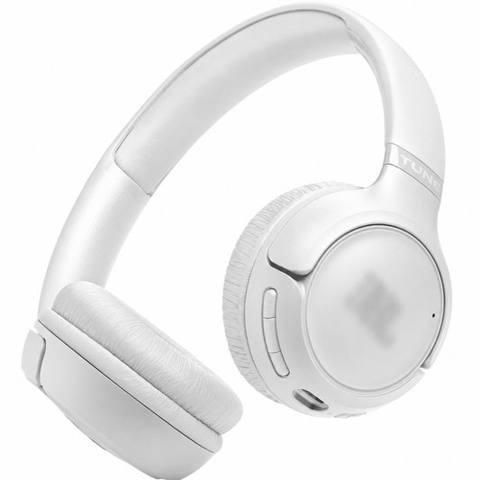 JBL Tune 520BT Wireless On-Ear Headphones - White (AU Stock)