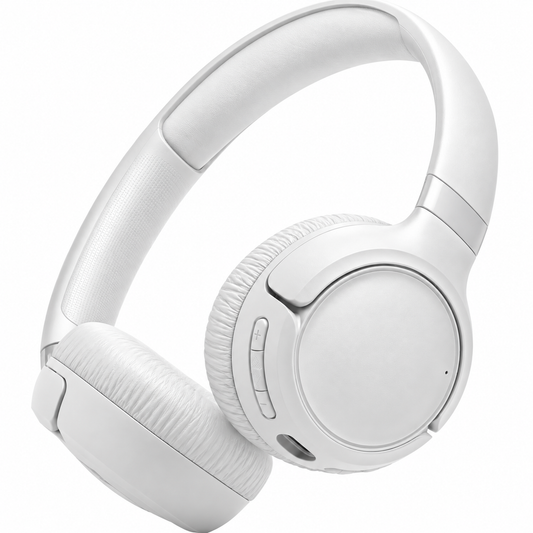 JBL Tune 680NC Wireless On-Ear Noise Cancelling Headphones - White (Australia Stock)