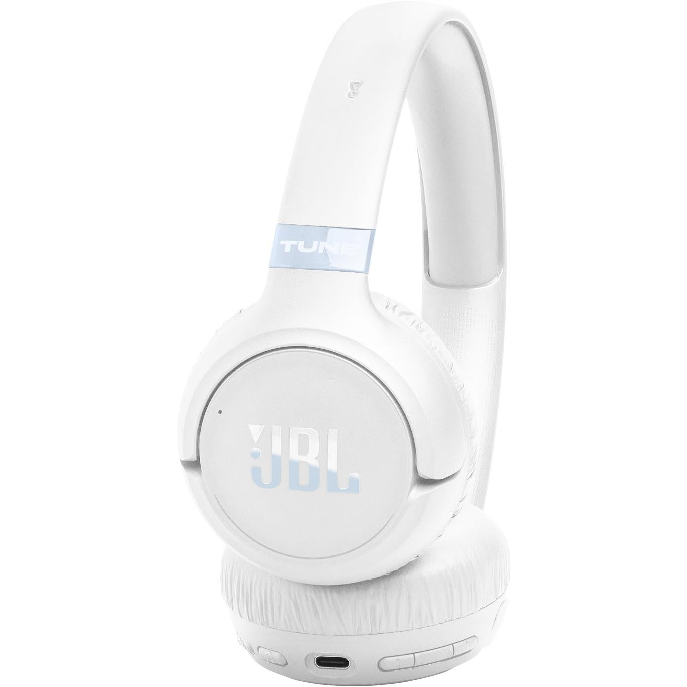 JBL Tune 680NC Wireless On-Ear Noise Cancelling Headphones - White (AU Stock)