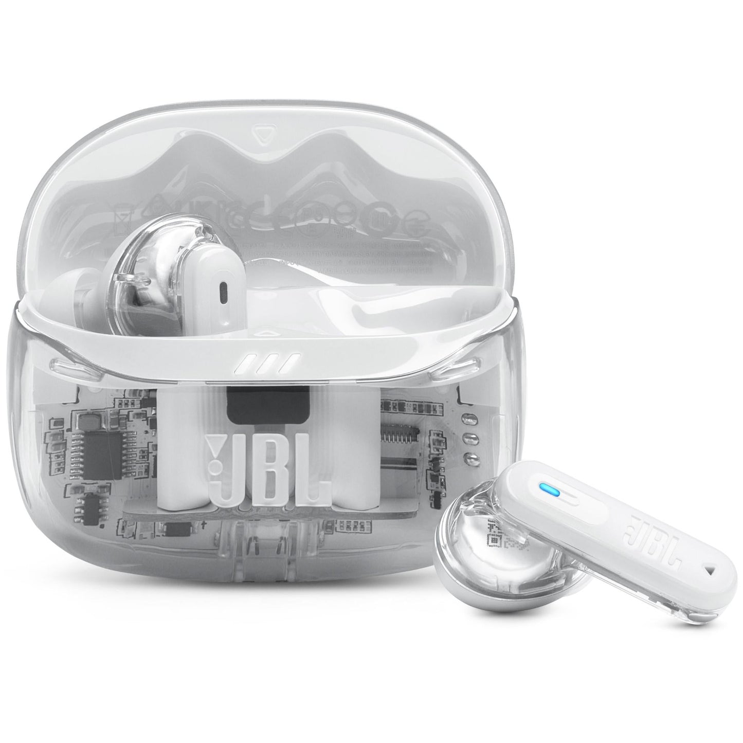 JBL Tune Beam 2 True Wireless Noise Cancelling Earbuds - Ghost White (AU Stock)