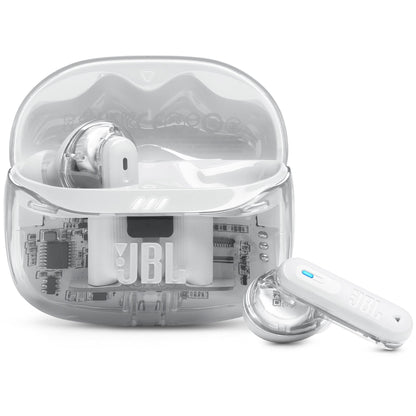 JBL Tune Beam 2 True Wireless Noise Cancelling Earbuds - Ghost White (AU Stock)