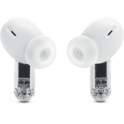 JBL Tune Beam 2 True Wireless Noise Cancelling Earbuds - Ghost White (AU Stock)