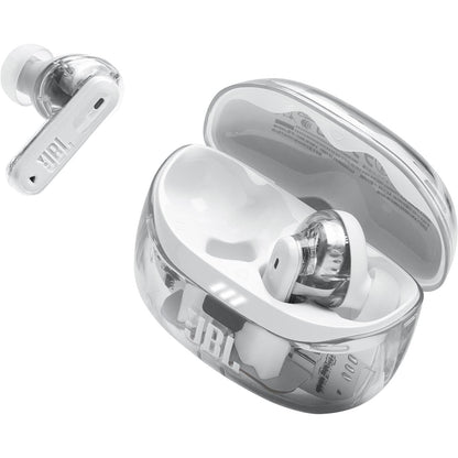 JBL Tune Beam 2 True Wireless Noise Cancelling Earbuds - Ghost White (AU Stock)