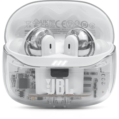 JBL Tune Beam 2 True Wireless Noise Cancelling Earbuds - Ghost White (AU Stock)