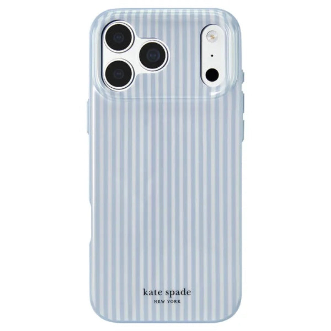 Kate Spade Faux Stripe Dimond MagSafe Case for iPhone 18 Pro 2026 - Blue