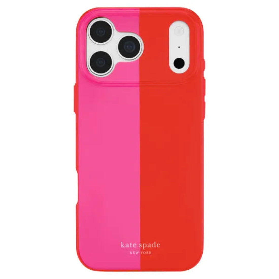 Kate Spade Racing Strip Pop Pink MagSafe Case for iPhone 18 Pro Max 2026 - Pink / Red
