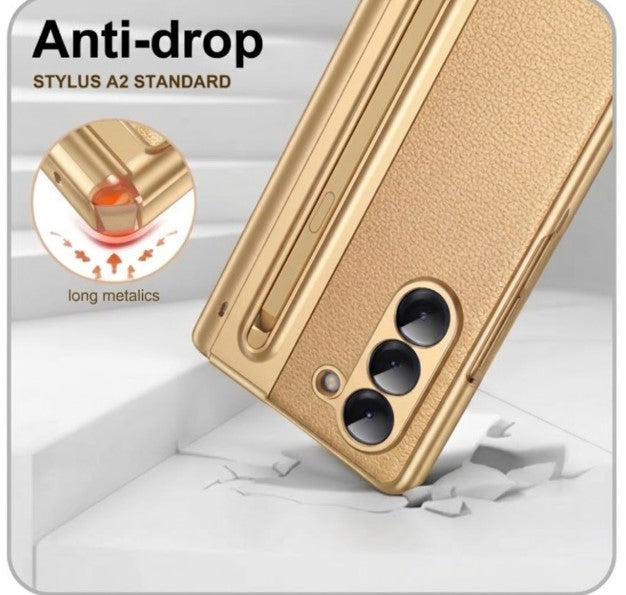 MaxGuard ShockProof with Penslot Case for Samsung Galaxy Z Fold 8 Ultra - Gold