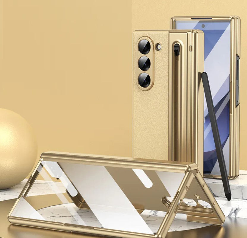 MaxGuard ShockProof with Penslot Case for Samsung Galaxy Z Fold 8 Ultra - Gold