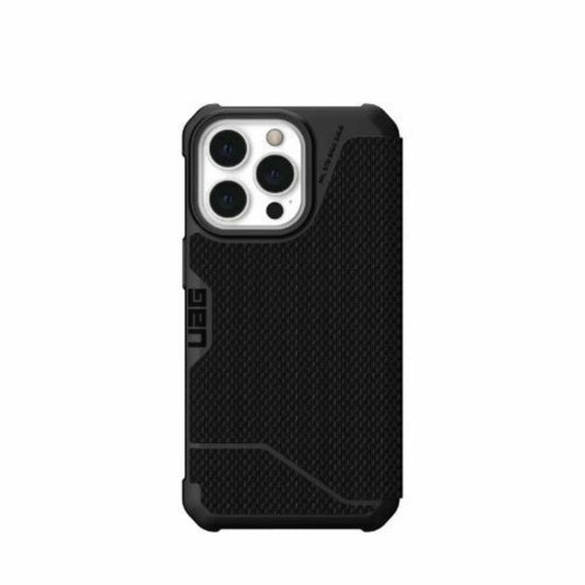 UAG METROPOLIS w/Card Slot for iPHONE 13 PRO (6.1') - KEVLAR BLACK