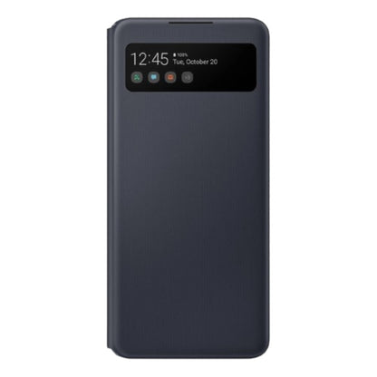 original-samsung-a42-5g-smart-s-view-wallet-cover-black-front
