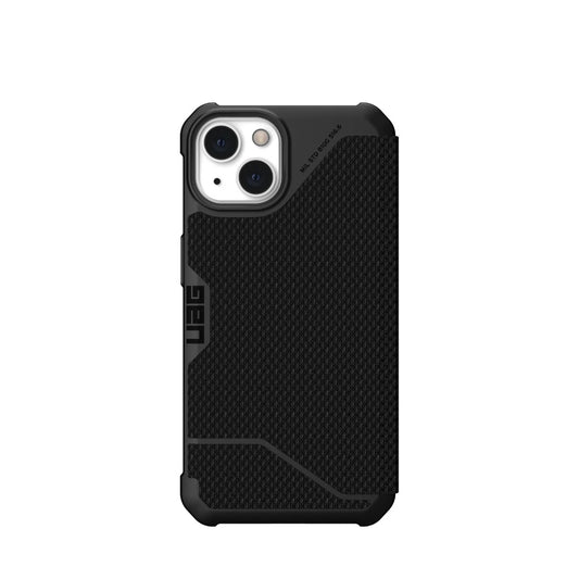 UAG METROPOLIS w/Card Slot for iPHONE 13 (6.1') - KEVLAR BLACK