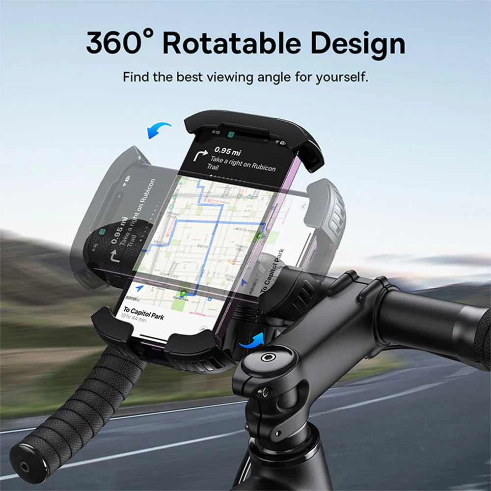 BASEUS QuickGo Series Bike Phone Mount Cluster (Black)