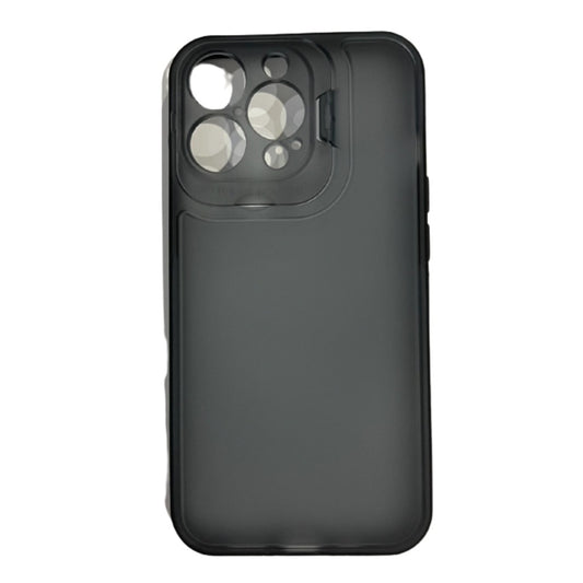 HARD CASE w/ CAMERA PROTECTOR  for iPHONE 13 PRO (6.1') - BLACK