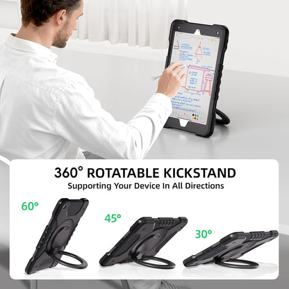 Rugged Protective Case w/folded Handle iPad 10.9'' 10th / A16 11th Gen- Black