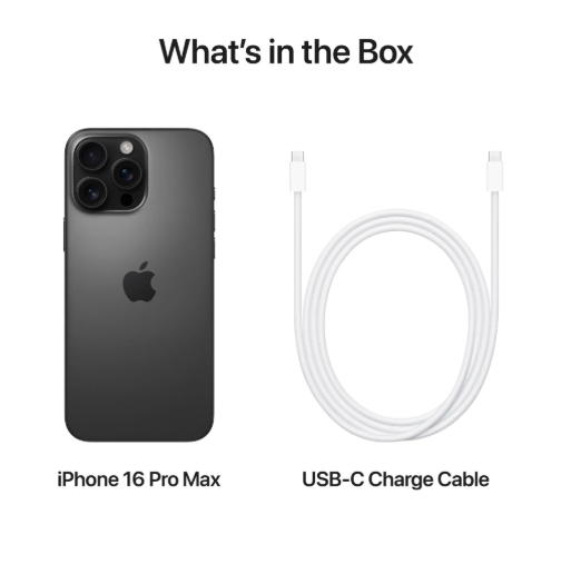 Apple iPhone 16 Pro Max 1TB - BLACK TITANIUM [MYX43XA] - Australia Stock