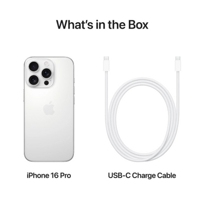 Apple iPhone 16 Pro 512GB - White Titanium [MYNN3XA] - Australia Stock