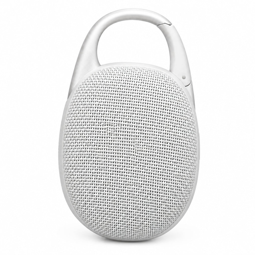 JBL Clip 5 Portable Bluetooth Speaker - White (AU Stock)