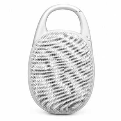 JBL Clip 5 Portable Bluetooth Speaker - White (AU Stock)
