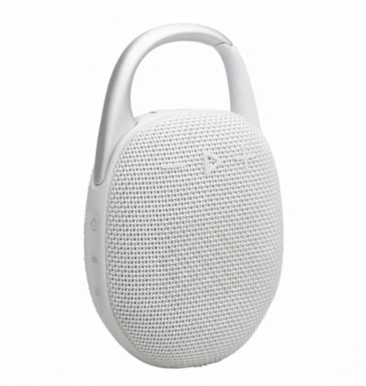 JBL Clip 5 Portable Bluetooth Speaker - White (AU Stock)