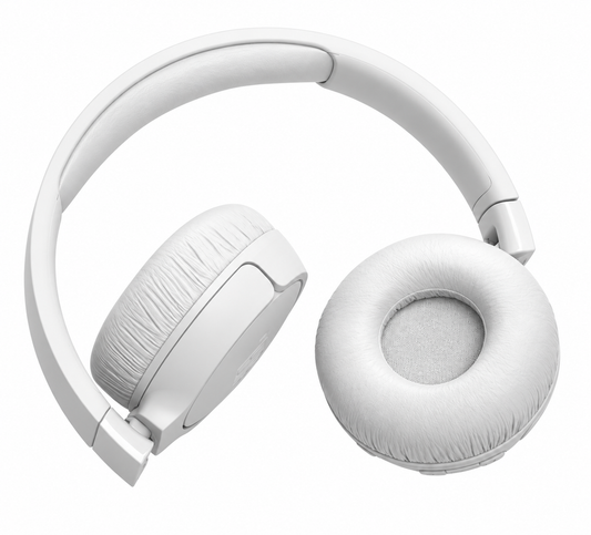 JBL Tune 670 Adaptive Noise Cancelling Wireless On-Ear Earphones - White (AU Stock)
