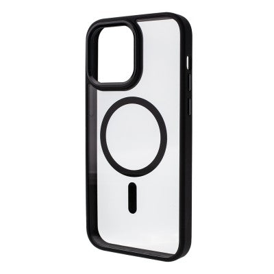 Redefine Metal Camera Lens Transparent MagSafe Case for iPhone 14 / 13 - Black
