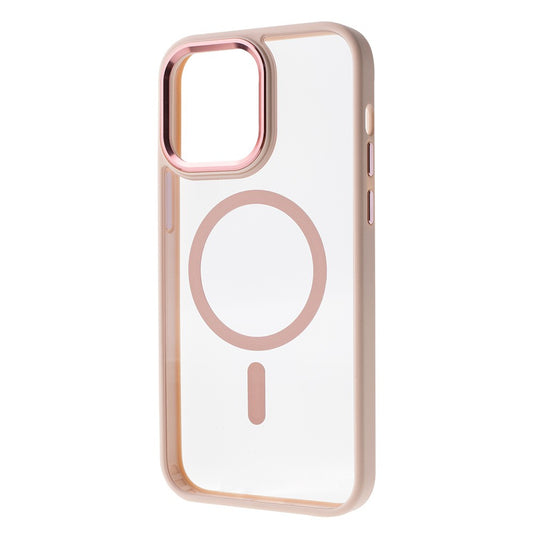 Redefine Metal Camera Lens Transparent MagSafe Case for iPhone 14 / 13 - Pink