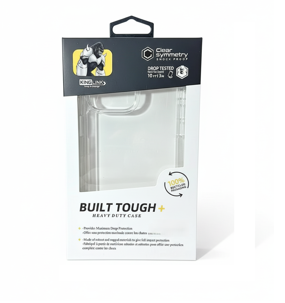 KingLink Symmetry Clear Case for iPhone 14 Plus (6.7")