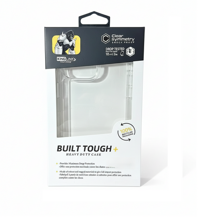 KingLink Symmetry Clear Case for iPhone 14 Plus (6.7")