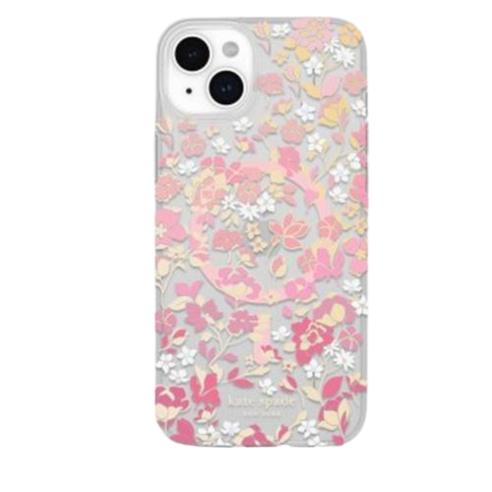 KATE SPADE Hardshell MagSafe - iPhone 15 Plus 6.7" (Flowerbed Pink)