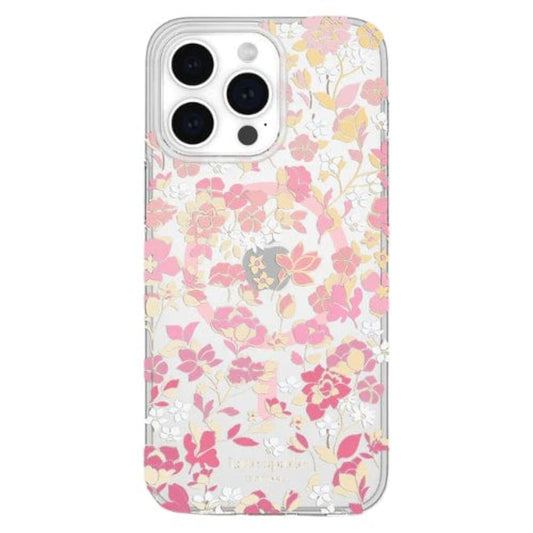 KATE SPADE Hardshell MagSafe - iPhone 15 Pro Max 6.7"  (Flowerbed Pink)