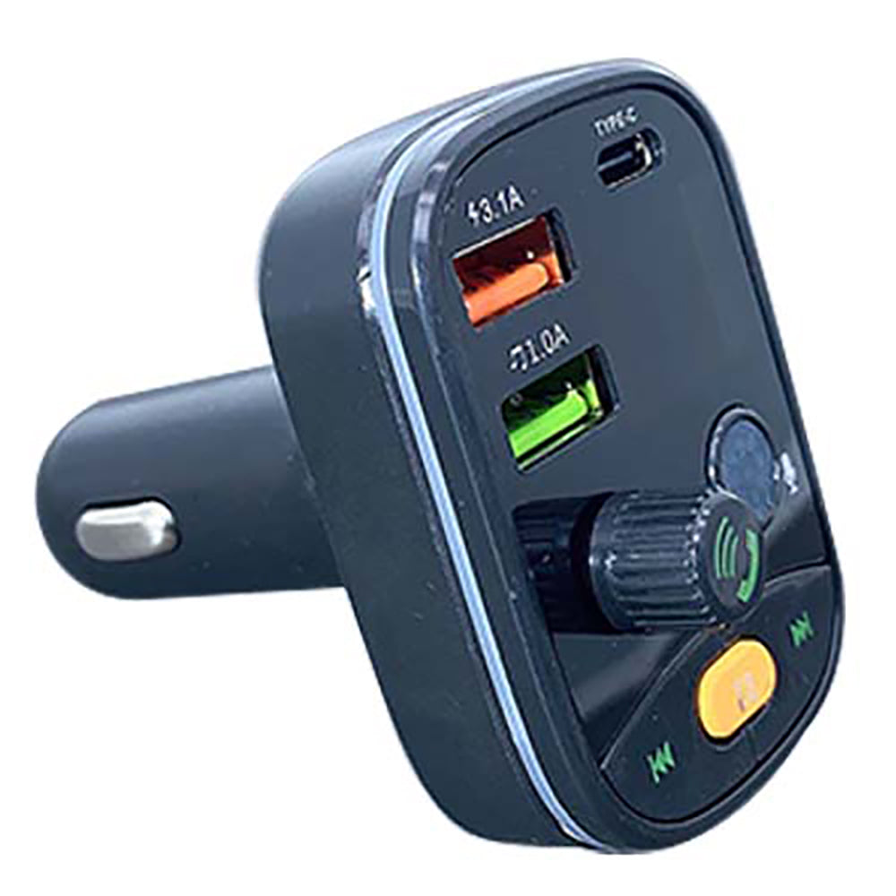 MAXGUARD Bluetooth FM Wireless Car Charger 20W - CF3 - BLACK