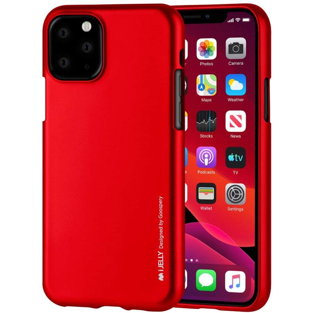 Goospery Metallic TPU Case - IPHONE 11 PRO 5.8' - RED