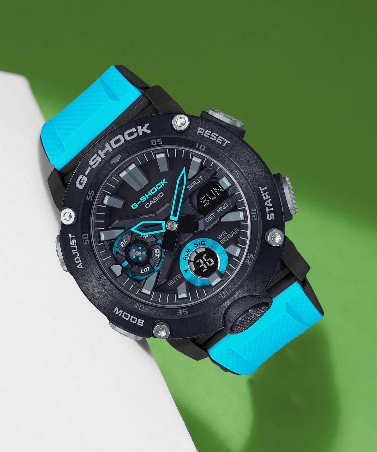 Casio G-Shock Carbon Core Guard Resin Watch - Blue