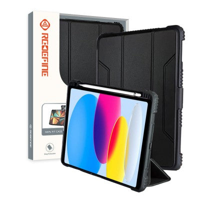 Armor Shockproof Smart Flip Case for iPad 10th Gen (2022) - BLACK