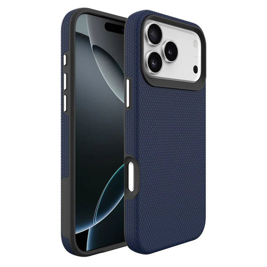 Rhinos Rugged Shockproof Case with Magnetic Ring for iPhone 15 Pro Max - Navy