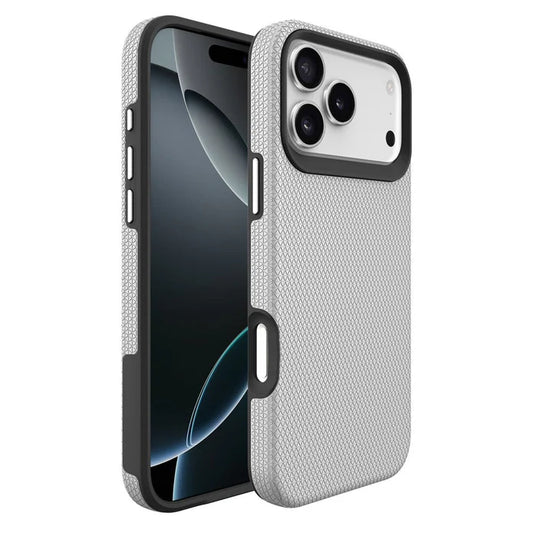 Rhinos Rugged Shockproof Case with Magnetic Ring for iPhone 17 Pro Max - Silver
