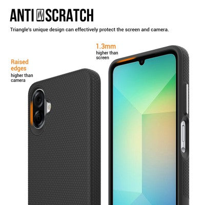 Rhinos Rugged Shockproof case cover for Samsung Galaxy A07 4G  A075F - Black