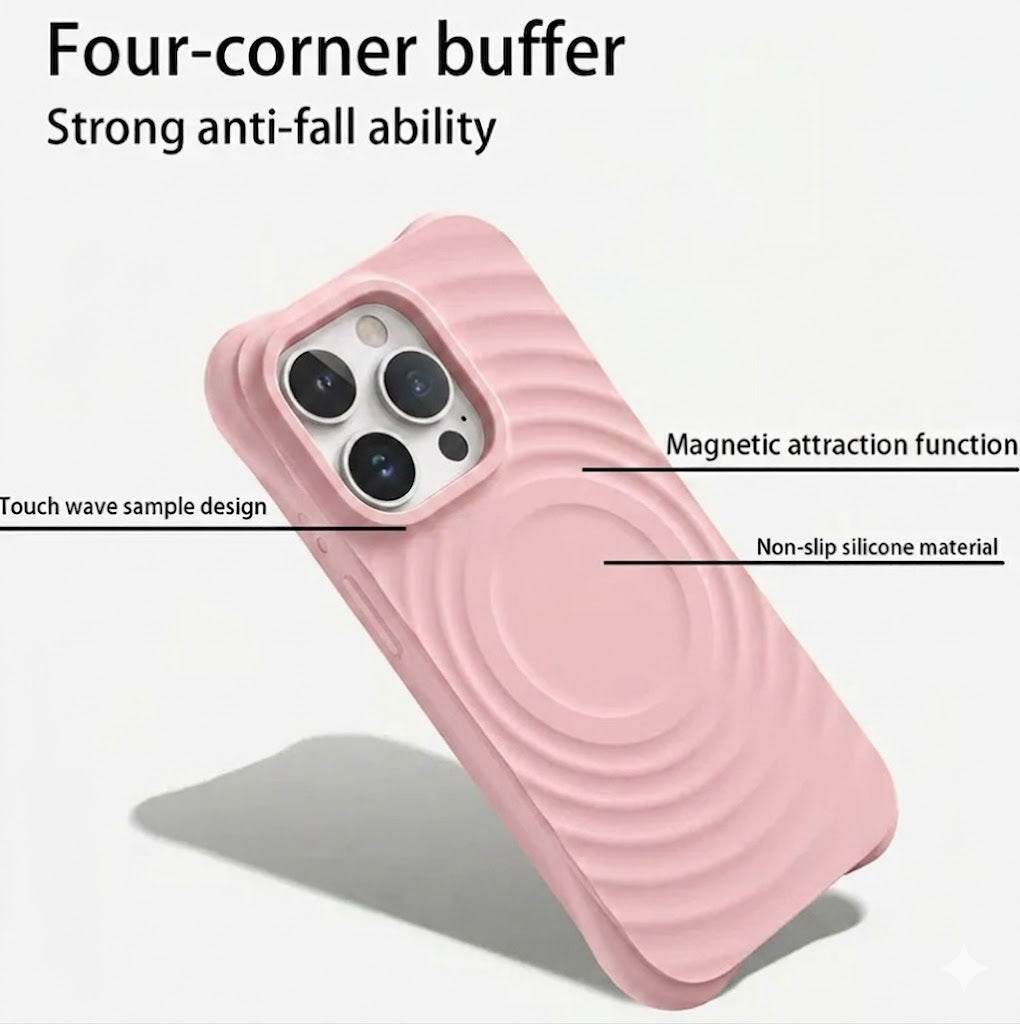 MaxGuard Ripple MagFit Case for iPhone 17 - Black