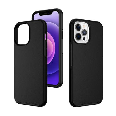 Hybrid Beatles Shockproof case - iPhone 12 / 12 Pro (6.1'') - Black