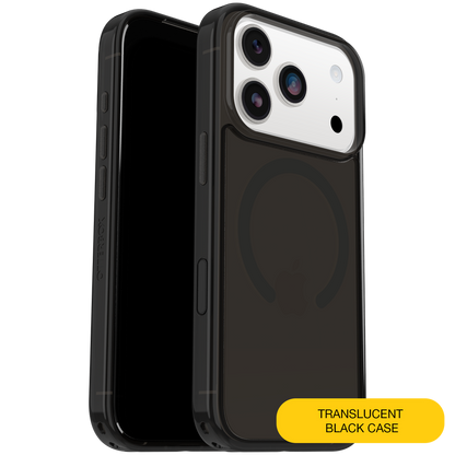 OtterBox Symmetry Case w/ MagSafe & Camera Ctrl Suits for iPhone 17 Pro (Black Mist)