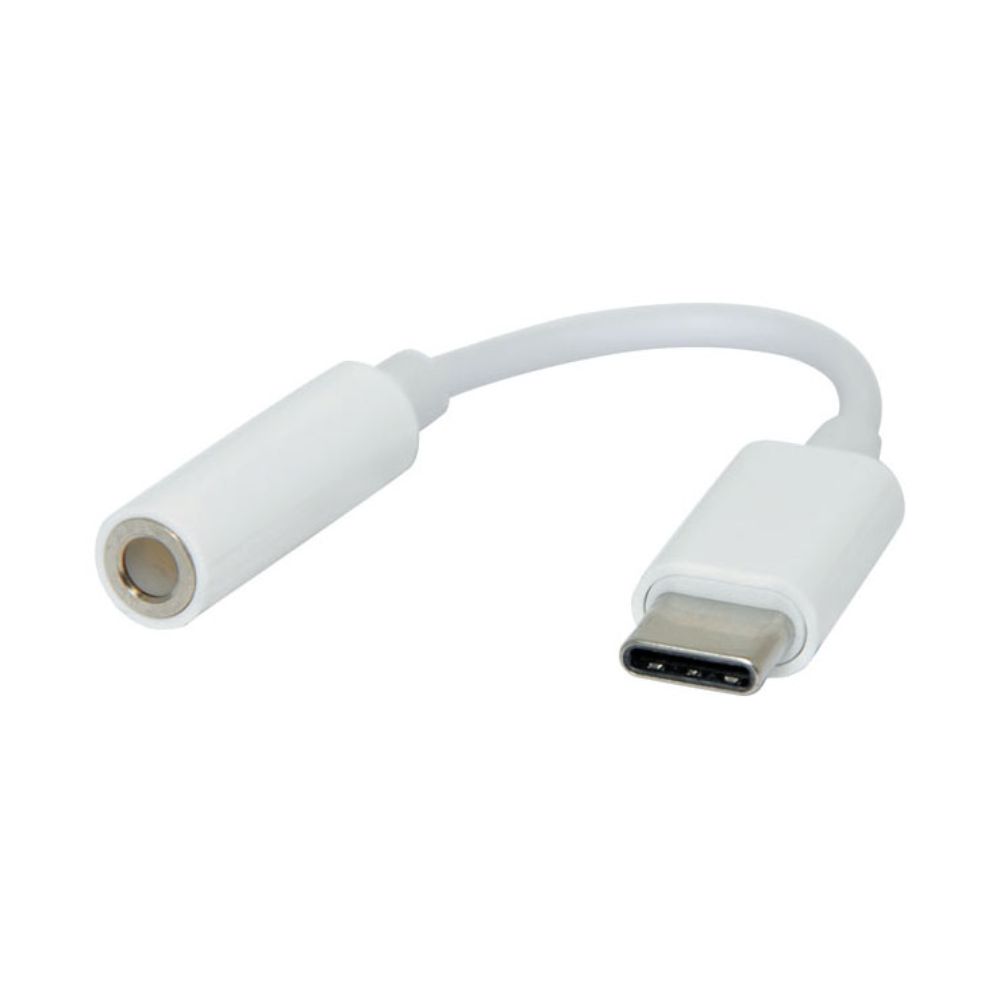TYPE C to HEADPHONE JACK - WHITE