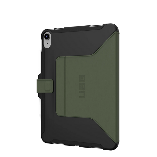UAG Scout Folio Cover - iPad 10.9' 10th Gen (2022) - Black / Olive