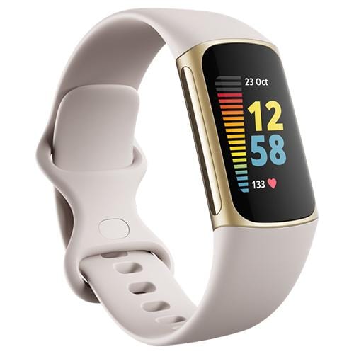 Fitbit Gadgets White Fitbit Charge 5 Advanced Fitness and Health Tracker