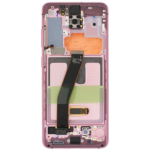 Samsung Galaxy S20 SM-G980/G981 LCD Display Module GH82-22123C (Cloud Pink) Front
